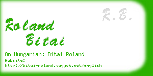 roland bitai business card